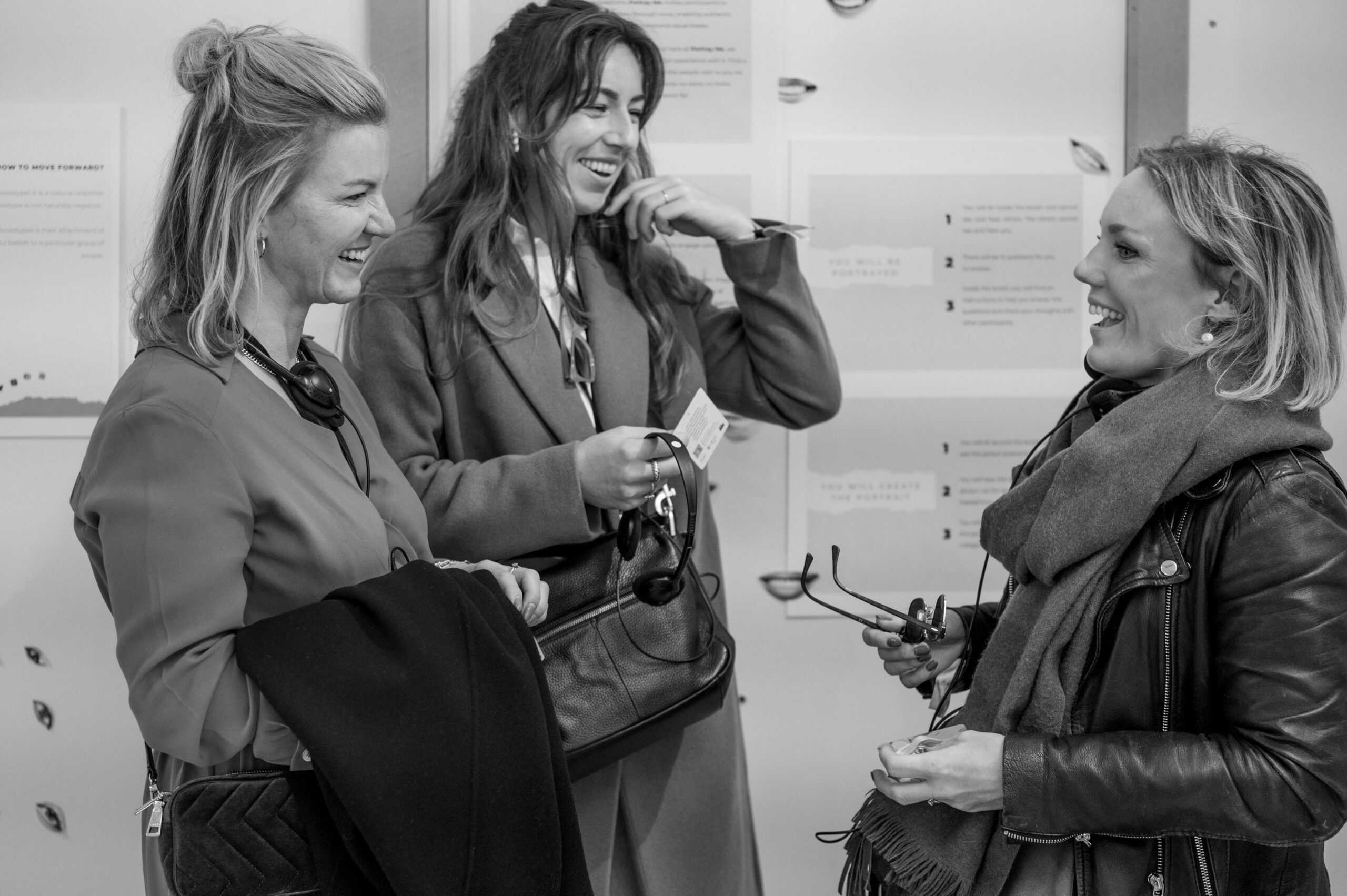 Women talking to each other